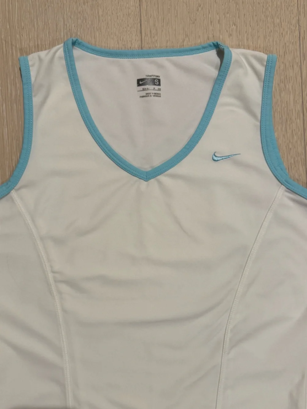 Nike white fitdry